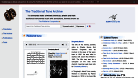 What Tunearch.org website looked like in 2023 (1 year ago)
