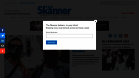 What Theskanner.com website looked like in 2023 (1 year ago)