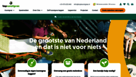 What Topkunstgras.nl website looked like in 2023 (1 year ago)