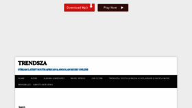 What Trendsza.com website looked like in 2023 (1 year ago)