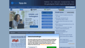 What Tariftip.de website looked like in 2023 (2 years ago)