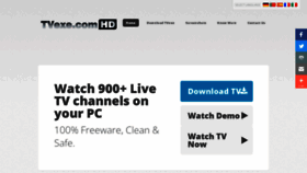 What Tvexe.com website looked like in 2023 (1 year ago)