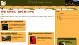 What Tibursuperbum.it website looked like in 2023 (1 year ago)
