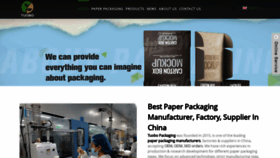 What Tuobopackaging.com website looked like in 2023 (1 year ago)