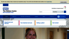 What Thewaltoncentre.nhs.uk website looked like in 2023 (1 year ago)