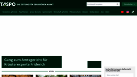 What Taspo.de website looked like in 2023 (1 year ago)