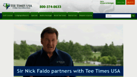 What Teetimesusa.com website looked like in 2023 (1 year ago)