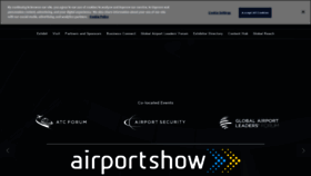 What Theairportshow.com website looked like in 2023 (1 year ago)