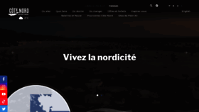 What Tourismecote-nord.com website looked like in 2023 (1 year ago)