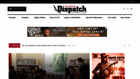 What Thecapistranodispatch.com website looked like in 2023 (1 year ago)