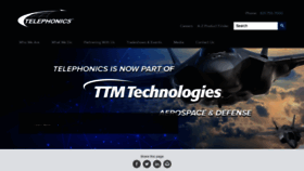 What Telephonics.com website looked like in 2023 (1 year ago)