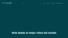What Turismodecanarias.com website looked like in 2023 (1 year ago)
