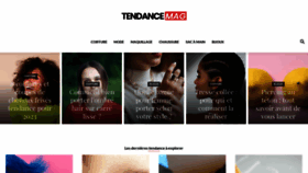 What Tendancemag.com website looked like in 2023 (1 year ago)