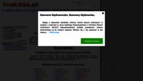 What Toplista.pl website looked like in 2023 (3 years ago)