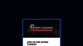 What Thepraxisproject.org website looked like in 2023 (1 year ago)