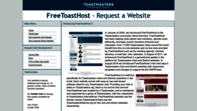What Toastmastersclubs.org website looked like in 2023 (1 year ago)