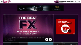 What Thebeat925.ca website looked like in 2023 (1 year ago)