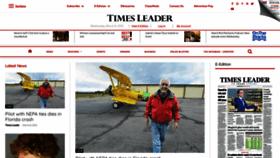 What Timesleader.com website looked like in 2023 (1 year ago)