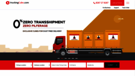 What Truckingcube.com website looked like in 2023 (1 year ago)