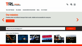 What Trl.co.uk website looked like in 2023 (1 year ago)