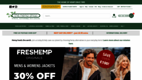What Thehempshop.co.uk website looked like in 2023 (1 year ago)