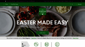 What Thefreshmarket.net website looked like in 2023 (1 year ago)