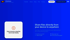 What Toffeeshare.com website looked like in 2023 (1 year ago)