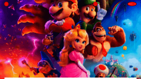 What Thesupermariobros.movie website looked like in 2023 (1 year ago)
