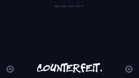 What Therealcounterfeit.com website looked like in 2023 (1 year ago)