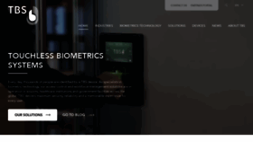 What Tbs-biometrics.com website looked like in 2023 (1 year ago)