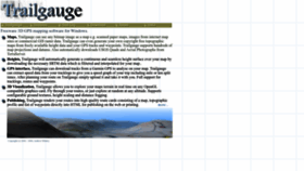 What Trailgauge.com website looked like in 2023 (1 year ago)