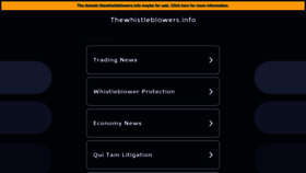 What Thewhistleblowers.info website looked like in 2023 (1 year ago)