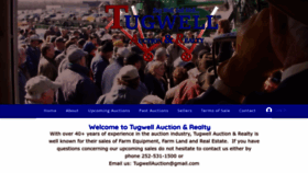 What Tugwellauctionrealty.com website looked like in 2023 (1 year ago)