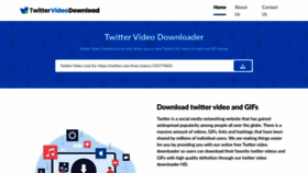 What Twittervideodownload.com website looked like in 2023 (1 year ago)