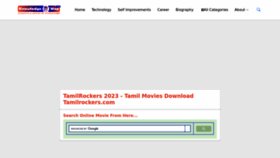What Tamilrockers.knowledgewap.org website looked like in 2023 (1 year ago)