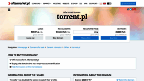 What Torrent.pl website looked like in 2023 (1 year ago)