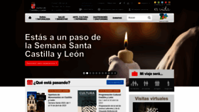 What Turismocastillayleon.com website looked like in 2023 (1 year ago)