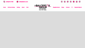 What Thebalcerzakgroup.com website looked like in 2023 (1 year ago)