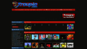 What Troupio.com website looked like in 2023 (1 year ago)