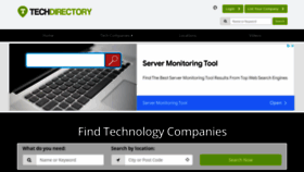 What Techdirectory.io website looked like in 2023 (2 years ago)