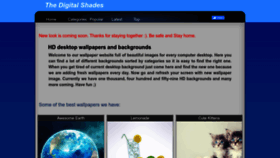 What Thedigitalshades.com website looked like in 2023 (1 year ago)