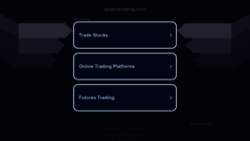 What Tpsprotrading.com website looked like in 2023 (1 year ago)