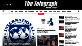 What Thetelegraphnewstoday.com website looked like in 2023 (1 year ago)