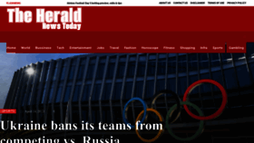 What Theheraldnewstoday.com website looked like in 2023 (1 year ago)