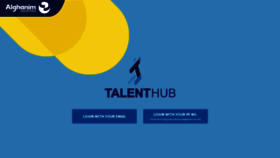 What Talenthub.alghanim.com website looked like in 2023 (1 year ago)