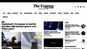 What Theexpressnewstoday.com website looked like in 2023 (1 year ago)