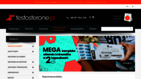 What Testosterone.pl website looked like in 2023 (3 years ago)