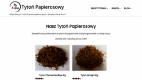 What Tytonpapierosowy.pl website looked like in 2023 (1 year ago)