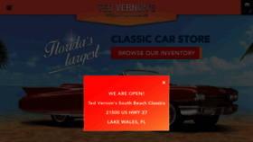 What Tedvernon.com website looked like in 2023 (1 year ago)
