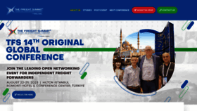 What Thefreightsummit.com website looked like in 2023 (1 year ago)